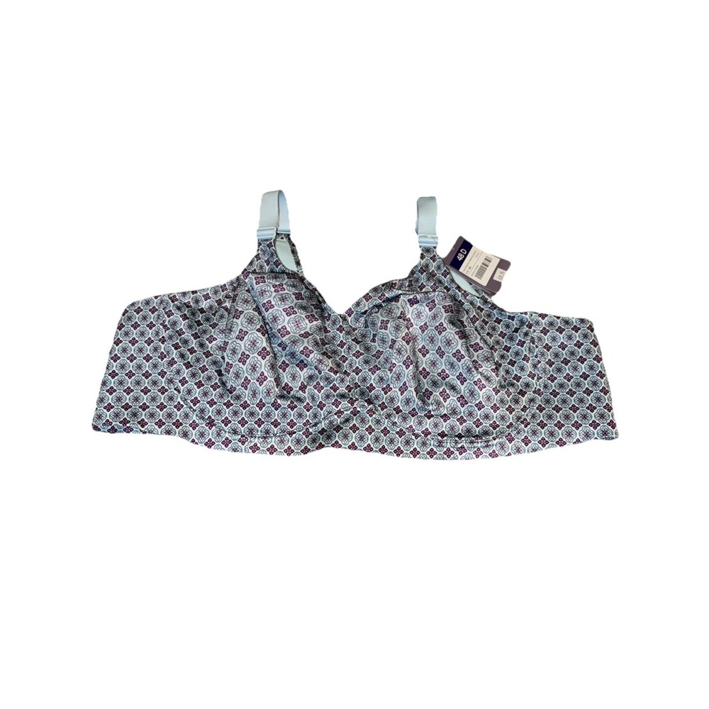 Catherines Intimates New Blue Plus Size 48D No Wire Nylon Blend‎  83578